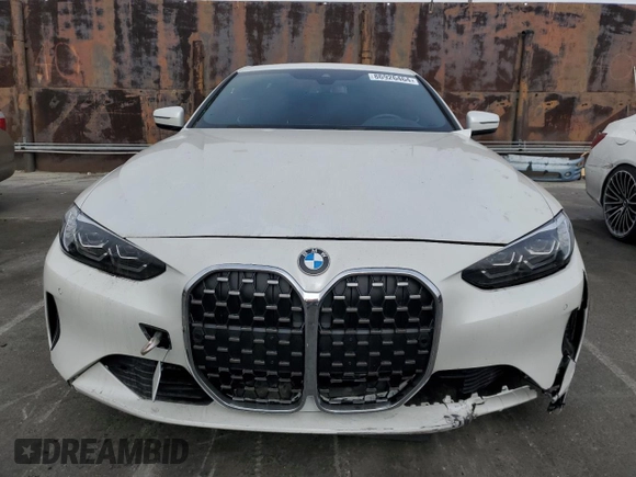 2021 BMW 4 Series 430i with VIN WBA53AP07MCG84168, listed as a Copart auction lot 86926464 with 17,145 mi miles and Salvage Title. Bid and sale history available at DreamBid. Image 5.