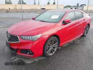 2019 Acura TLX w/A-Spec Pkg with VIN 19UUB1F60KA003573, listed as a IAAI auction lot 41578850 with 48,055 mi miles. Bid and sale history available at carsss.com. Image 17.