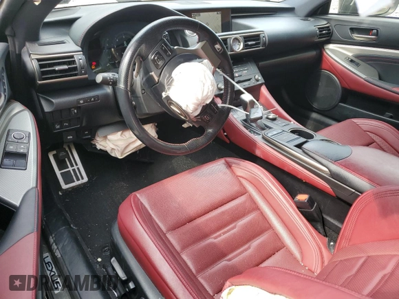 2016 Lexus RC 300 F Sport with VIN JTHSM5BC3G5000278, listed as a Copart auction lot 59904265 with 110,158 mi miles and Salvage title. Bid and sale history available at DreamBid. Image 8.