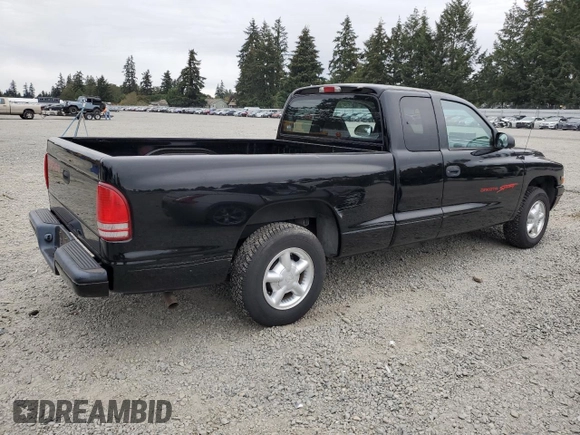 1999 Dodge Dakota SLT with VIN 1B7GL22X3XS314364, listed as a Copart auction lot 70833524 with 51,221 mi miles and Salvage Title. Bid and sale history available at carsss.com. Image 3.