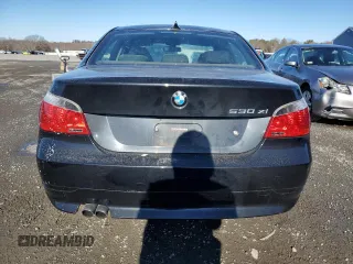 2007 BMW 5 Series 530xi with VIN WBANF73537CY17327, listed as a Copart auction lot 42423145 with Not Provided miles and Non Repairable. Bid and sale history available at carsss.com. Image 6.