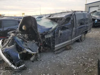 1996 GMC Yukon with VIN 1GKEK13R2TJ718801, listed as a Copart auction lot 84489744 with 0 mi miles and Salvage Title. Bid and sale history available at carsss.com. Image 1.