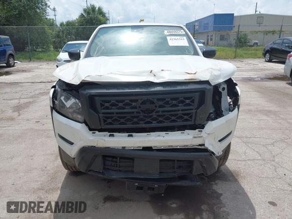 2024 Nissan Frontier S with VIN 1N6ED1CLXRN632782, listed as a IAAI auction lot 42365315 with 9,387 mi miles and . Bid and sale history available at DreamBid. Image 6.
