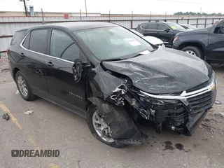 2024 Chevrolet Equinox LT with VIN 3GNAXKEG2RL201813, listed as a IAAI auction lot 42262402 with 21,804 mi miles and . Bid and sale history available at DreamBid. Image 1.