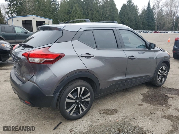 2018 Nissan Kicks SR with VIN 3N1CP5CU1JL527752, listed as a Copart auction lot 48542695 with 56,109 mi miles and Salvage Title. Bid and sale history available at carsss.com. Image 3.