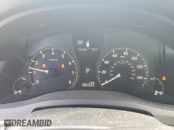 2010 Lexus RX 350 with VIN 2T2ZK1BA6AC003162, listed as a Copart auction lot 59735765 with 186,333 mi miles and Clean title. Bid and sale history available at DreamBid. Image 9.