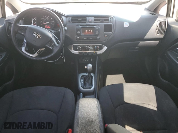2013 Kia Rio EX with VIN KNADN4A36D6315890, listed as a Copart auction lot 52958745 with 98,568 mi miles and Salvage title. Bid and sale history available at DreamBid. Image 8.