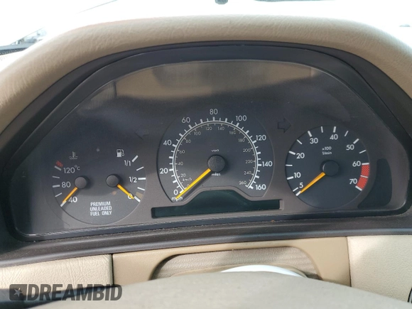 1998 Mercedes-Benz E with VIN WDBJF70F1WA683246, listed as a Copart auction lot 46858965 with Not Provided miles and Salvage Title. Bid and sale history available at DreamBid. Image 9.