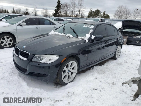 2011 BMW 3 Series 328i xDrive with VIN WBAPK7C57BA772711, listed as a Copart auction lot 80191064 with 0 mi miles and Salvage Title. Bid and sale history available at carsss.com. Image 1.