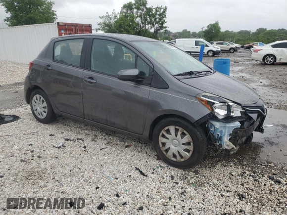 2017 Toyota Yaris L with VIN VNKKTUD30HA079209, listed as a Copart auction lot 56860105 with 104,742 mi miles and Salvage title. Bid and sale history available at DreamBid. Image 4.