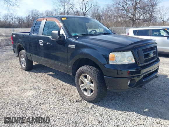 2008 Ford F-150 STX with VIN 1FTRX14WX8FB93015, listed as a IAAI auction lot 41816799 with Not Provided miles. Bid and sale history available at carsss.com. Image 1.