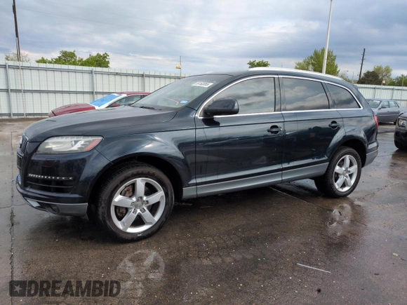 2012 Audi Q7 Premium Plus with VIN WA1LGAFE8CD003527, listed as a Copart auction lot 56162055 with 164,758 mi miles and Salvage title. Bid and sale history available at DreamBid. Image 1.