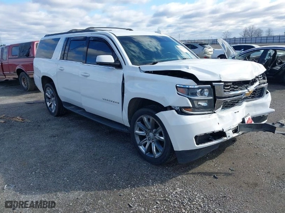 2018 Chevrolet Suburban LT with VIN 1GNSCHKC3JR258653, listed as a IAAI auction lot 41694201 with 86,498 mi miles. Bid and sale history available at carsss.com. Image 1.
