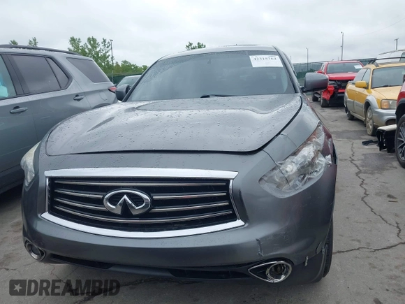 2013 Infiniti FX with VIN JN8CS1MW1DM172570, listed as a IAAI auction lot 42315764 with 135,048 mi miles and . Bid and sale history available at DreamBid. Image 12.
