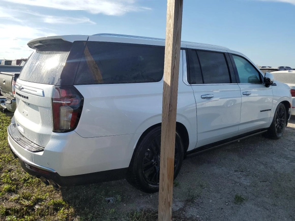 2021 Chevrolet Suburban High Country with VIN 1GNSKGKL8MR318850, listed as a Copart auction lot 75041854 with 0 mi miles and Non Repairable. Bid and sale history available at carsss.com. Image 3.