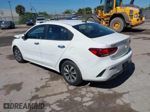 2023 Kia Rio S with VIN 3KPA24AD8PE554914, listed as a IAAI auction lot 41741938 with 24,224 mi miles. Bid and sale history available at carsss.com. Image 3.