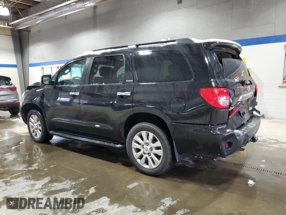 2015 Toyota Sequoia Platinum with VIN 5TDDY5G15FS117536, listed as a Copart auction lot 86520254 with 180,553 mi miles and Salvage Title. Bid and sale history available at carsss.com. Image 2.