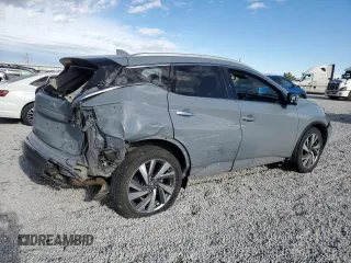 2021 Nissan Murano SL with VIN 5N1AZ2CS1MC128637, listed as a Copart auction lot 42364095 with 157,269 mi miles and Salvage Title. Bid and sale history available at DreamBid. Image 3.