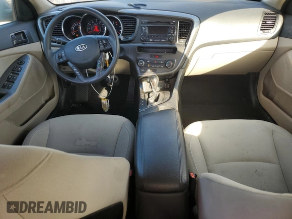 2012 Kia Optima LX with VIN 5XXGM4A70CG084622, listed as a Copart auction lot 80147604 with 55,853 mi miles and Salvage Title. Bid and sale history available at carsss.com. Image 8.