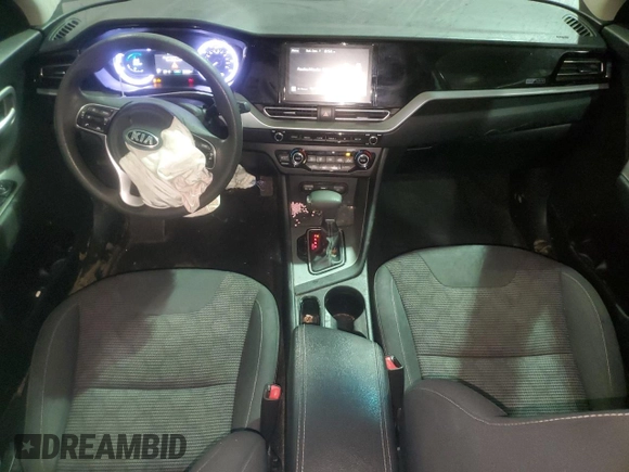 2021 Kia Niro LX with VIN KNDCB3LC1M5486275, listed as a Copart auction lot 84012494 with 25,425 mi miles and Salvage Title. Bid and sale history available at carsss.com. Image 8.
