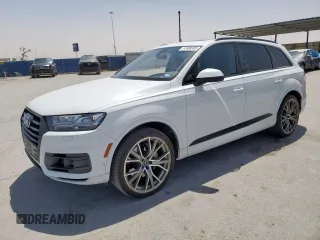 2019 Audi Q7 Prestige with VIN WA1VAAF7XKD002664, listed as a Copart auction lot 57408395 with 93,806 mi miles and Salvage title. Bid and sale history available at DreamBid. Image 1.