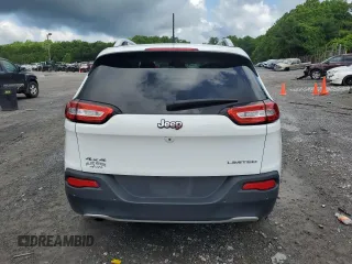 2018 Jeep Cherokee Limited with VIN 1C4PJMDB9JD520660, listed as a Copart auction lot 60024765 with 87,894 mi miles and Salvage title. Bid and sale history available at DreamBid. Image 6.