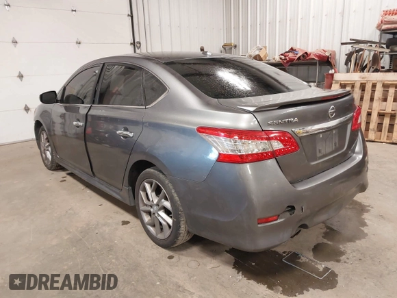 2015 Nissan Sentra S with VIN 3N1AB7AP1FY343386, listed as a IAAI auction lot 41447807 with 87,700 mi miles and . Bid and sale history available at DreamBid. Image 3.