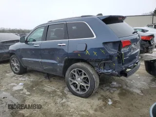 2021 Jeep Grand Cherokee 80th Anniversary with VIN 1C4RJFBG9MC591340, listed as a Copart auction lot 88441085 with 38,351 mi miles and Salvage title. Bid and sale history available at DreamBid. Image 2.