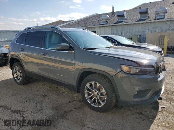 2021 Jeep Cherokee Latitude Plus with VIN 1C4PJLLB9MD116340, listed as a Copart auction lot 50639605 with 60,700 mi miles and Salvage title. Bid and sale history available at DreamBid. Image 4.