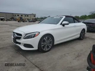2017 Mercedes-Benz C with VIN WDDWK4KB7HF521578, listed as a Copart auction lot 51968565 with 130,796 mi miles and Clean Title. Bid and sale history available at carsss.com. Image 1.