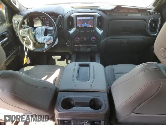 2021 Chevrolet Silverado 1500 LTZ with VIN 3GCUYGET9MG373240, listed as a Copart auction lot 75931194 with 12,585 mi miles and Salvage Title. Bid and sale history available at DreamBid. Image 8.