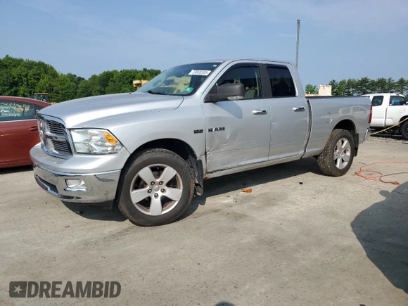 2010 Dodge 1500 TRX with VIN 1D7RV1GT5AS188413, listed as a Copart auction lot 59008305 with 156,470 mi miles and Salvage title. Bid and sale history available at DreamBid. Image 1.