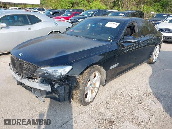 2013 BMW 7 Series 750i with VIN WBAYA8C59DC996552, listed as a IAAI auction lot 41921201 with 99,188 mi miles and . Bid and sale history available at DreamBid. Image 2.
