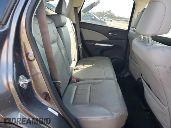 2015 Honda CR-V EX-L with VIN 2HKRM4H7XFH697788, listed as a Copart auction lot 46045635 with 106,072 mi miles and Salvage Title. Bid and sale history available at DreamBid. Image 12.