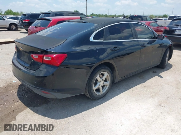 2016 Chevrolet Malibu LS with VIN 1G1ZB5ST1GF292456, listed as a IAAI auction lot 42408433 with 144,430 mi miles and . Bid and sale history available at DreamBid. Image 4.
