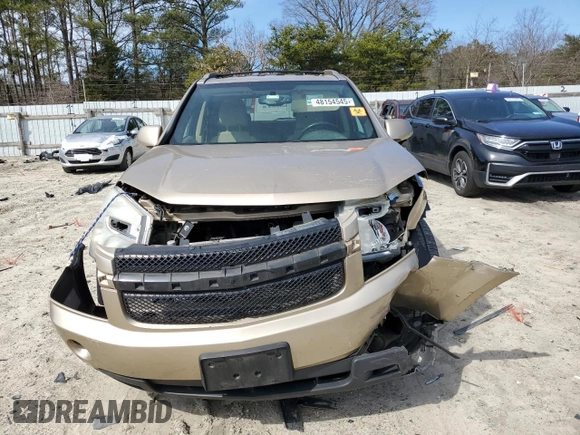 2007 Chevrolet Equinox LT with VIN 2CNDL63F976065048, listed as a Copart auction lot 48154545 with 155,262 mi miles and Salvage Title. Bid and sale history available at carsss.com. Image 5.
