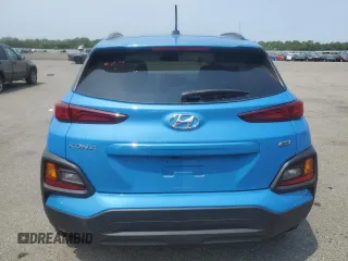 2020 Hyundai Kona SEL with VIN KM8K2CAA4LU569695, listed as a Copart auction lot 60736185 with 63,782 mi miles and Salvage title. Bid and sale history available at DreamBid. Image 6.