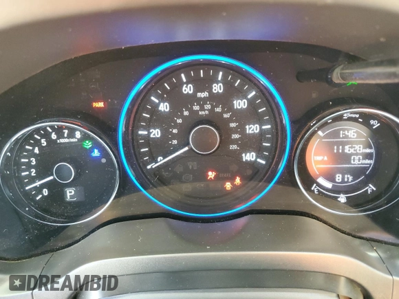 2018 Honda HR-V EX-L with VIN 3CZRU5H75JM705282, listed as a Copart auction lot 84120824 with 111,628 mi miles and Salvage Title. Bid and sale history available at carsss.com. Image 9.