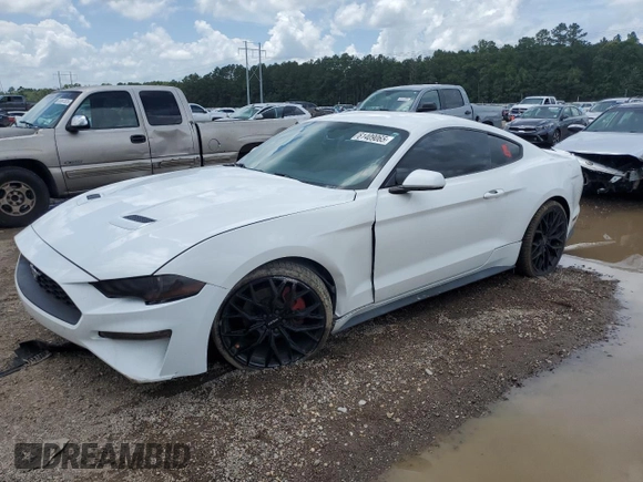 2018 Ford Mustang EcoBoost with VIN 1FA6P8TH4J5105611, listed as a Copart auction lot 61409065 with 93,811 mi miles and Salvage title. Bid and sale history available at DreamBid. Image 1.