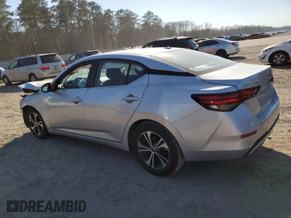 2021 Nissan Sentra SV with VIN 3N1AB8CV9MY285963, listed as a Copart auction lot 48738475 with 65,113 mi miles and Salvage Title. Bid and sale history available at DreamBid. Image 2.