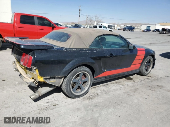 2005 Ford Mustang GT Deluxe with VIN 1ZVHT85H455247309, listed as a Copart auction lot 46153465 with 138,258 mi miles and Salvage Title. Bid and sale history available at DreamBid. Image 3.