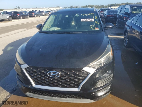 2019 Hyundai Tucson Night with VIN KM8J33AL4KU874459, listed as a Copart auction lot 77340674 with 89,684 mi miles and Non Repairable. Bid and sale history available at carsss.com. Image 5.