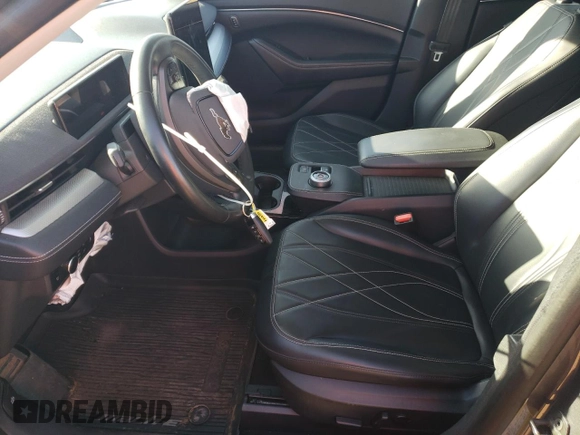 2023 Ford Mustang Mach-E Select with VIN 3FMTK1RM1PMA41162, listed as a Copart auction lot 48897095 with 43,689 mi miles and Salvage Title. Bid and sale history available at DreamBid. Image 7.