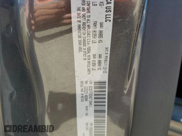 2016 FIAT 500e z VIN 3C3CFFGEXGT184011, wystawiony jako Copart lot #44955155 z przebiegiem 48 196 mil mil oraz Czysty tytuł • Clean title. Historia ofert i sprzedaży dostępna na DreamBid. Obrazek 12.