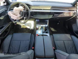 2022 Audi A8 with VIN WAULDAF86NN009197, listed as a Copart auction lot 79396444 with 29,637 mi miles and Salvage Title. Bid and sale history available at carsss.com. Image 8.