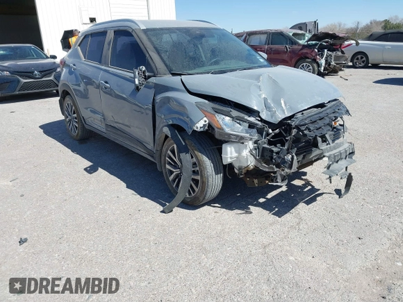 2024 Nissan Kicks SV with VIN 3N1CP5CV3RL472760, listed as a IAAI auction lot 41706169 with 20,160 mi miles. Bid and sale history available at carsss.com. Image 1.