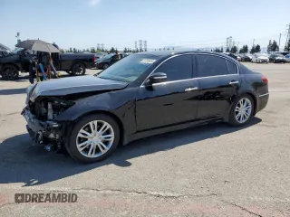 2013 Hyundai Genesis 3.8L with VIN KMHGC4DD3DU237764, listed as a Copart auction lot 51705405 with 219,500 mi miles and Salvage Title. Bid and sale history available at carsss.com. Image 1.