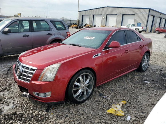 2012 Cadillac CTS Performance with VIN 1G6DJ5E34C0138842, listed as a Copart auction lot 77975404 with 120,883 mi miles and Salvage Title. Bid and sale history available at DreamBid. Image 1.