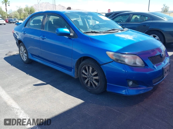 2010 Toyota Corolla with VIN 1NXBU4EE4AZ304799, listed as a IAAI auction lot 42099616 with 281,243 mi miles. Bid and sale history available at carsss.com. Image 1.