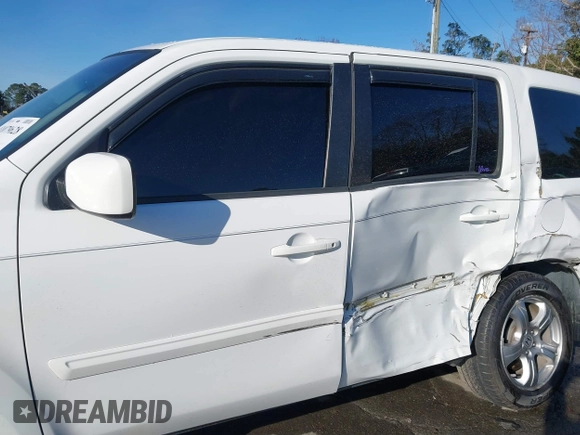 2013 Honda Pilot EX-L with VIN 5FNYF3H5XDB030830, listed as a IAAI auction lot 41079628 with 144,233 mi miles and . Bid and sale history available at DreamBid. Image 14.